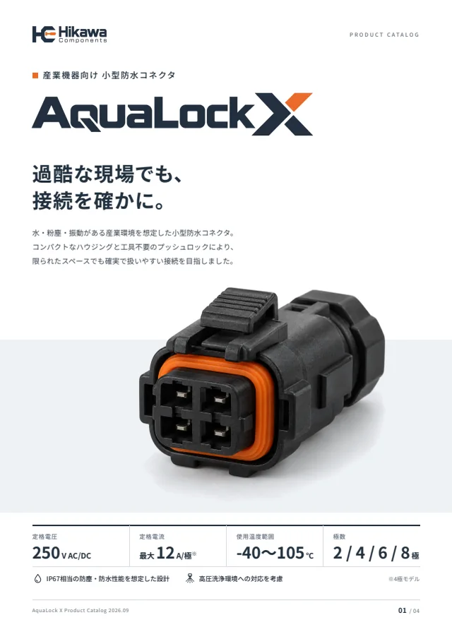 製品カタログの表紙